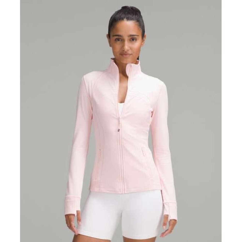 Lululemon Define Jacket nulu strawberry milkshake Pink Full Zip Slim Fit Size 6